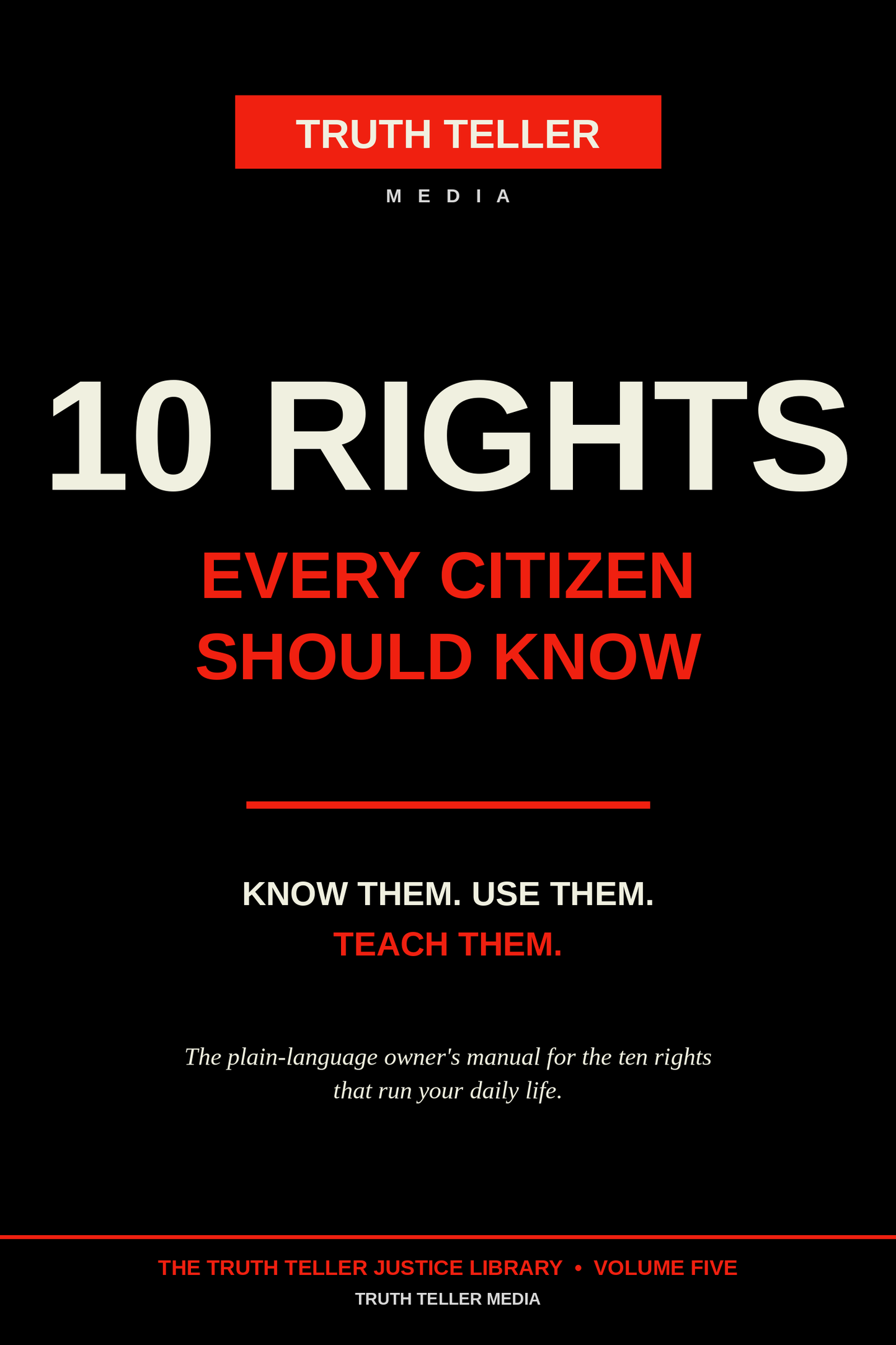 10 Rights Every Citizen Should Know: Know Them. Use Them. Teach Them. (Digital Ebook — Instant Download)
