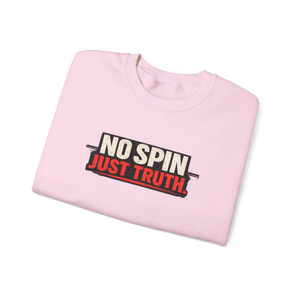 "No Spin Just Truth" Crewneck Sweatshirt