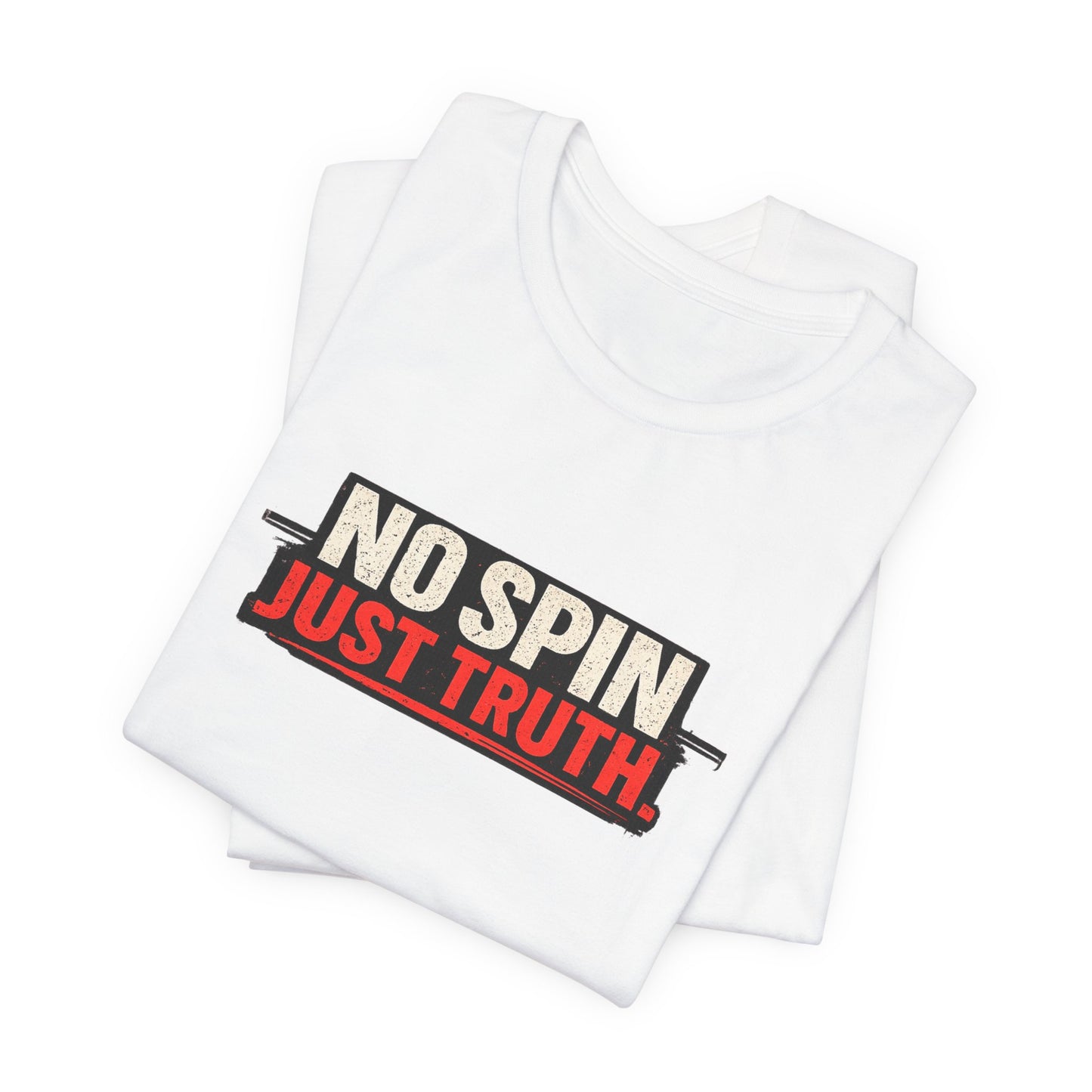 No Spin Just Truth Jersey T-Shirt