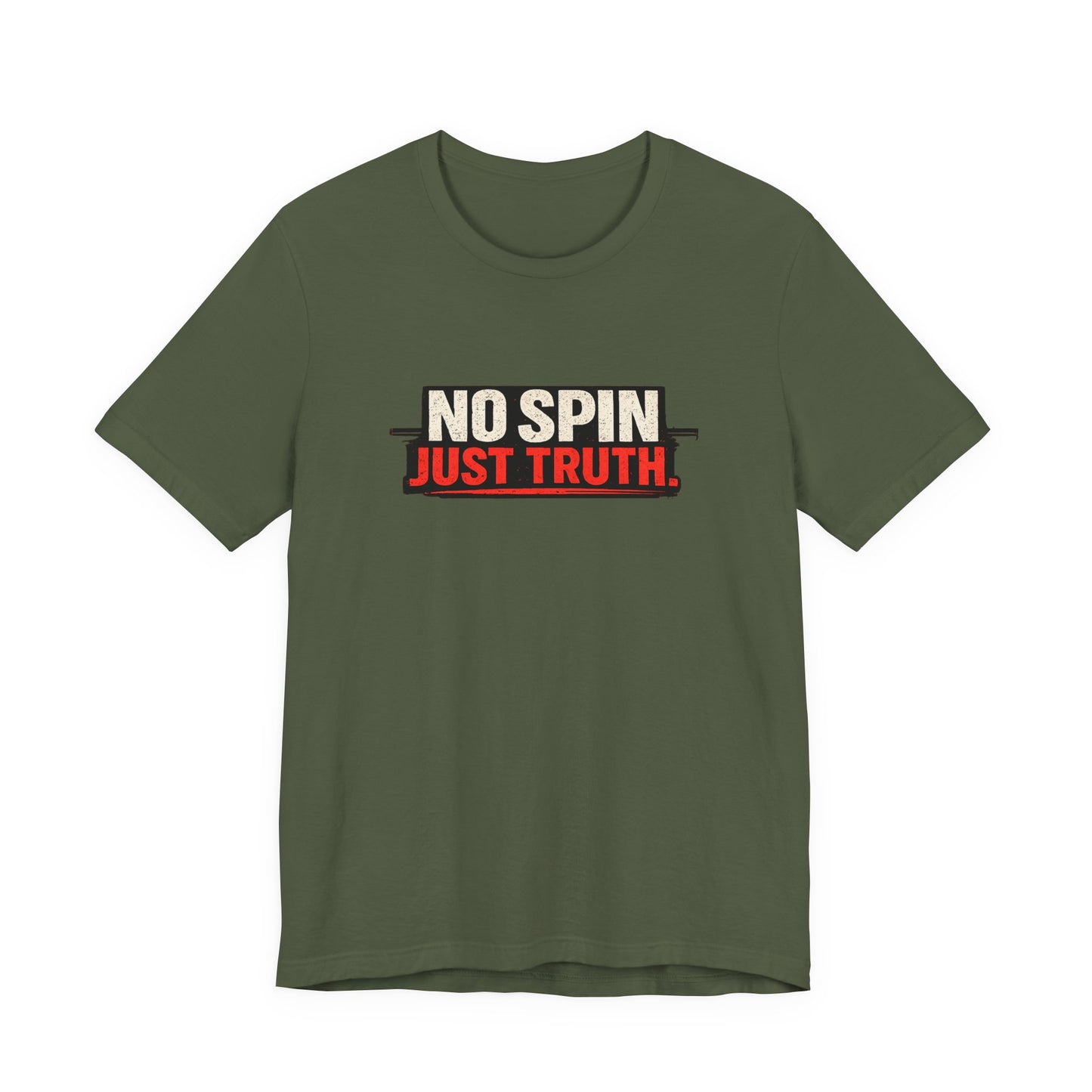 No Spin Just Truth Jersey T-Shirt