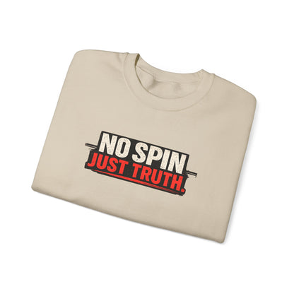 "No Spin Just Truth" Crewneck Sweatshirt