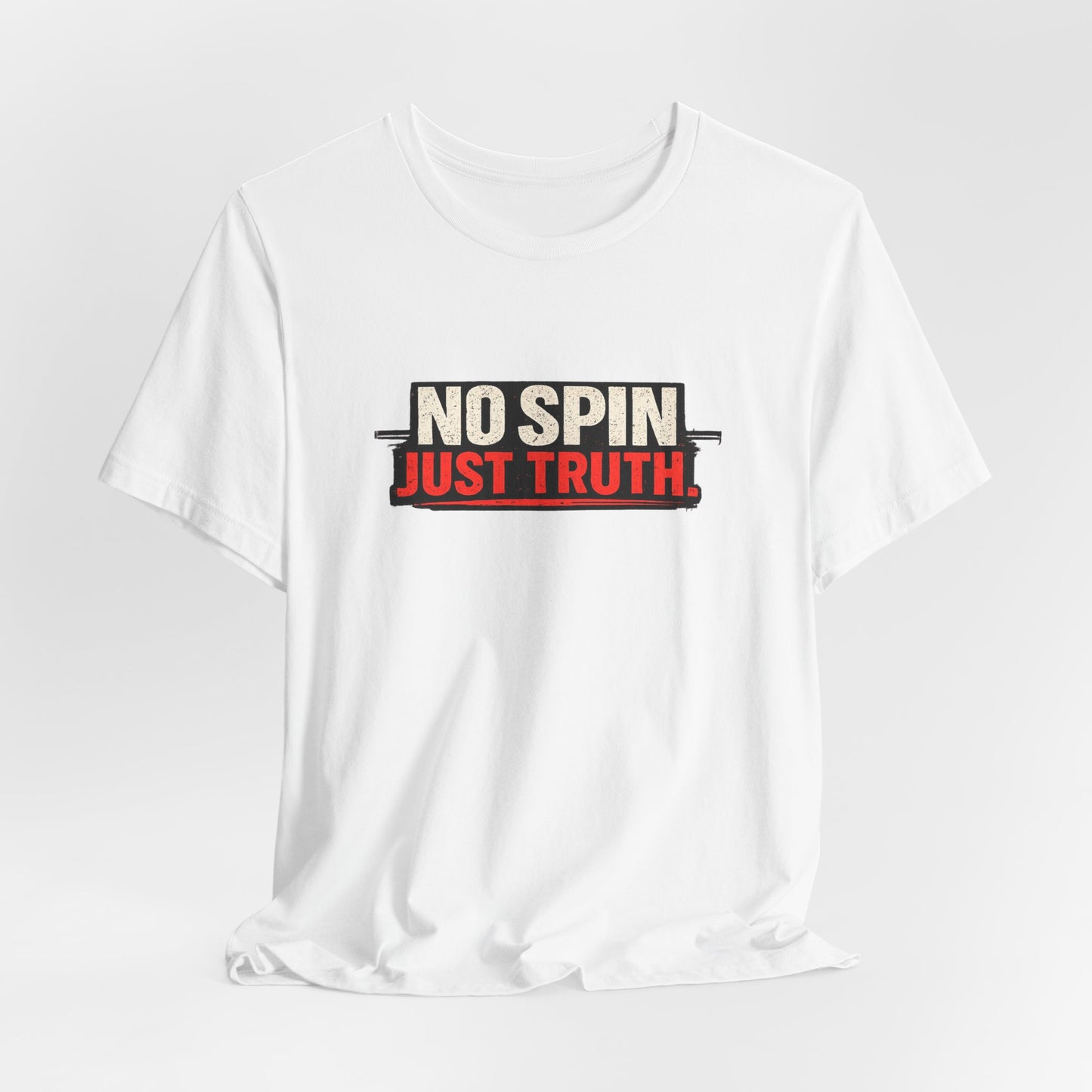 No Spin Just Truth Jersey T-Shirt