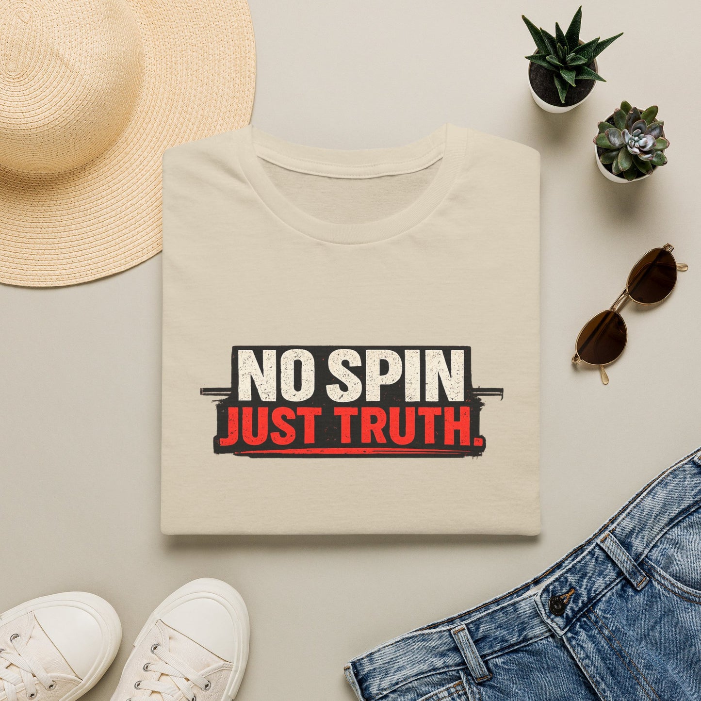 No Spin Just Truth  Soft Style T-Shirt
