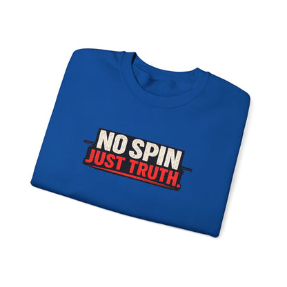 "No Spin Just Truth" Crewneck Sweatshirt