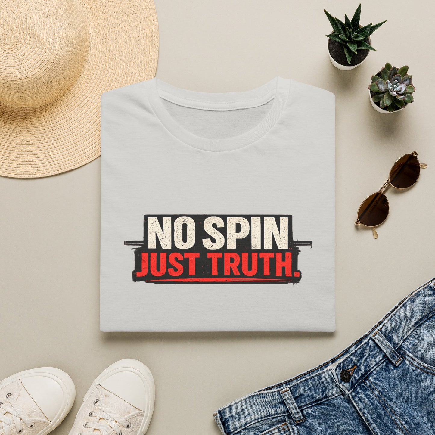 No Spin Just Truth  Soft Style T-Shirt