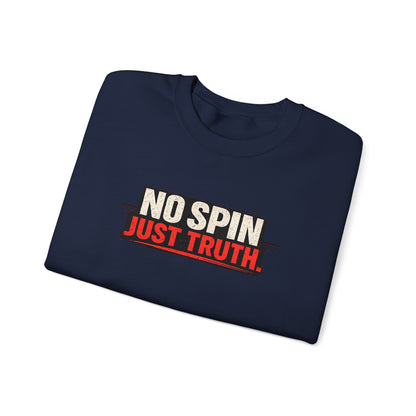"No Spin Just Truth" Crewneck Sweatshirt