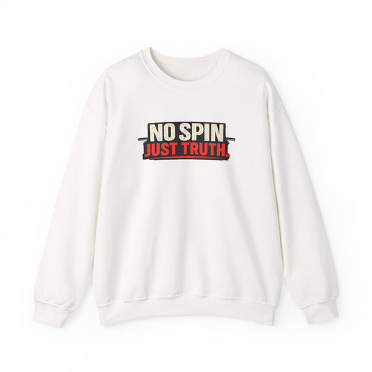"No Spin Just Truth" Crewneck Sweatshirt