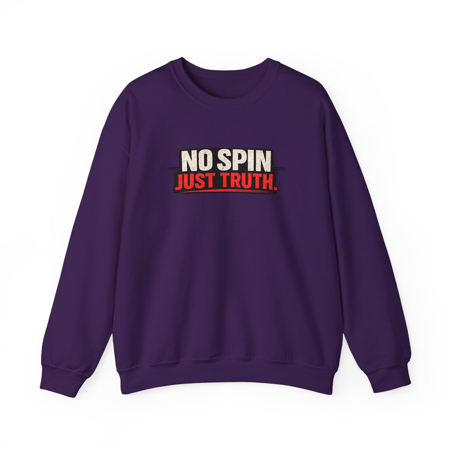 "No Spin Just Truth" Crewneck Sweatshirt
