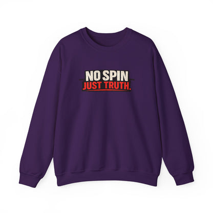 "No Spin Just Truth" Crewneck Sweatshirt