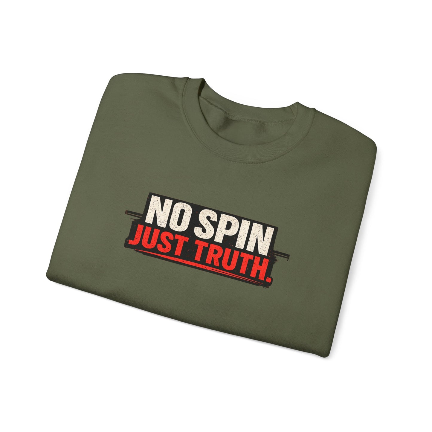 "No Spin Just Truth" Crewneck Sweatshirt