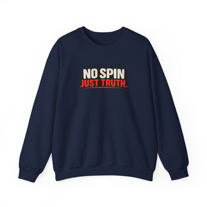 "No Spin Just Truth" Crewneck Sweatshirt