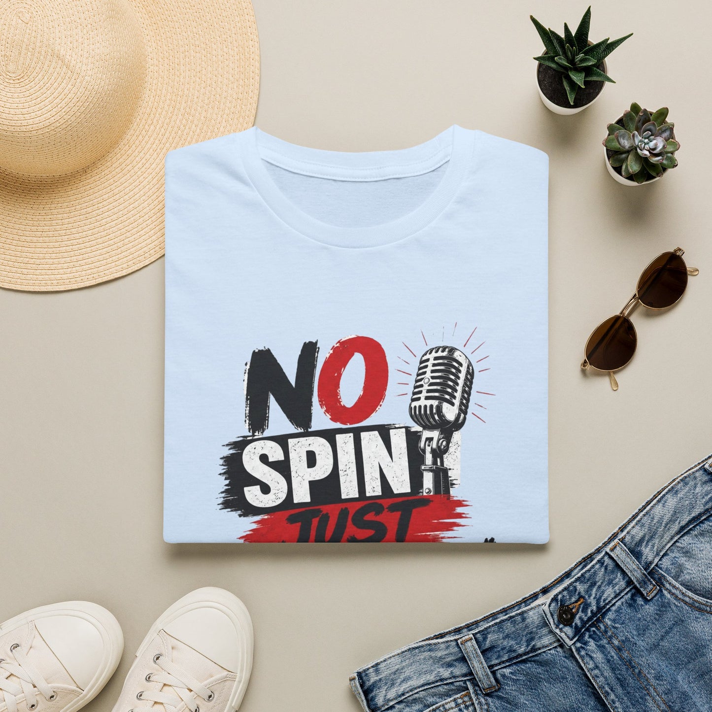 No Spin Just Truth  Soft Style T-Shirt