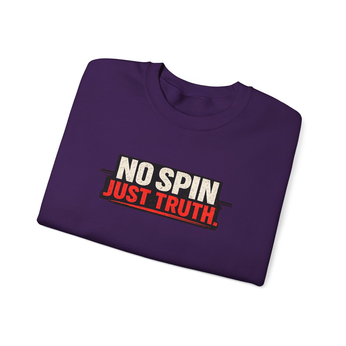 "No Spin Just Truth" Crewneck Sweatshirt
