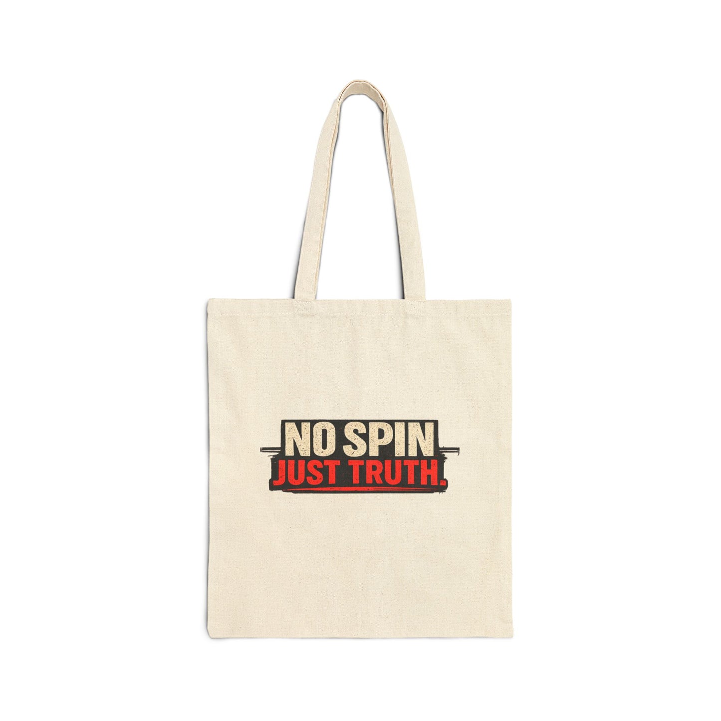 "No Spin Just Truth" Tote Bag