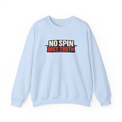 "No Spin Just Truth" Crewneck Sweatshirt