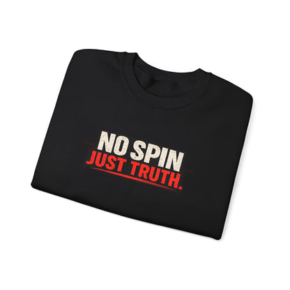 "No Spin Just Truth" Crewneck Sweatshirt