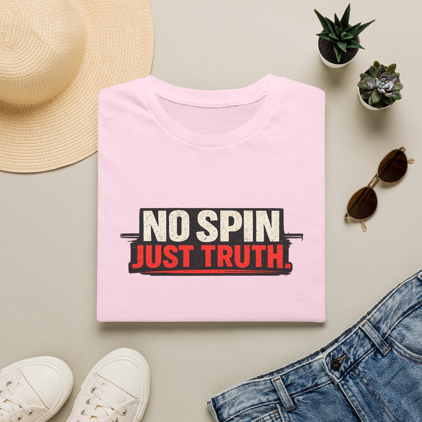 No Spin Just Truth  Soft Style T-Shirt
