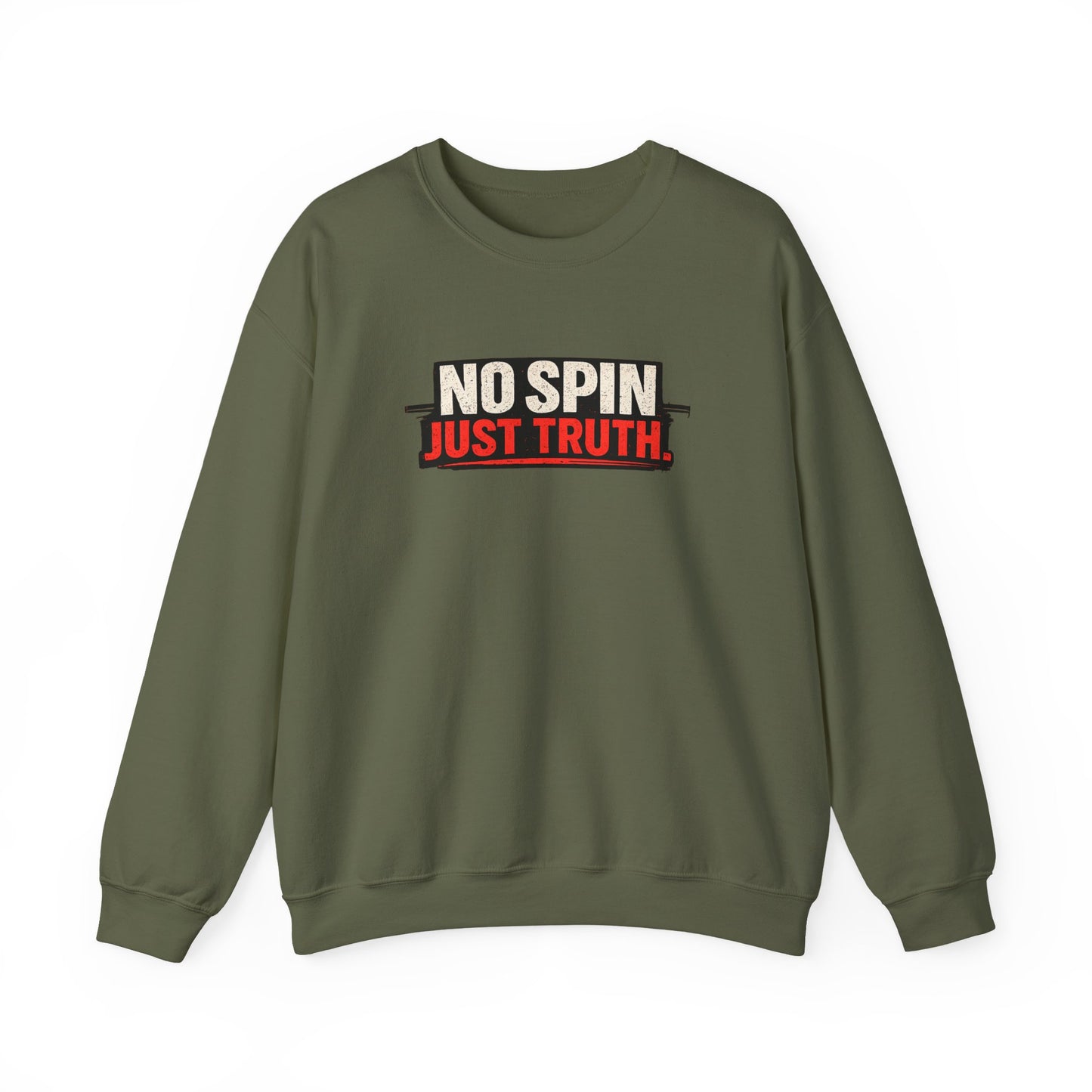 "No Spin Just Truth" Crewneck Sweatshirt