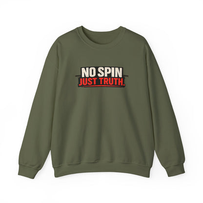 "No Spin Just Truth" Crewneck Sweatshirt