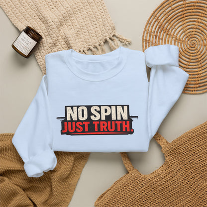 "No Spin Just Truth" Crewneck Sweatshirt