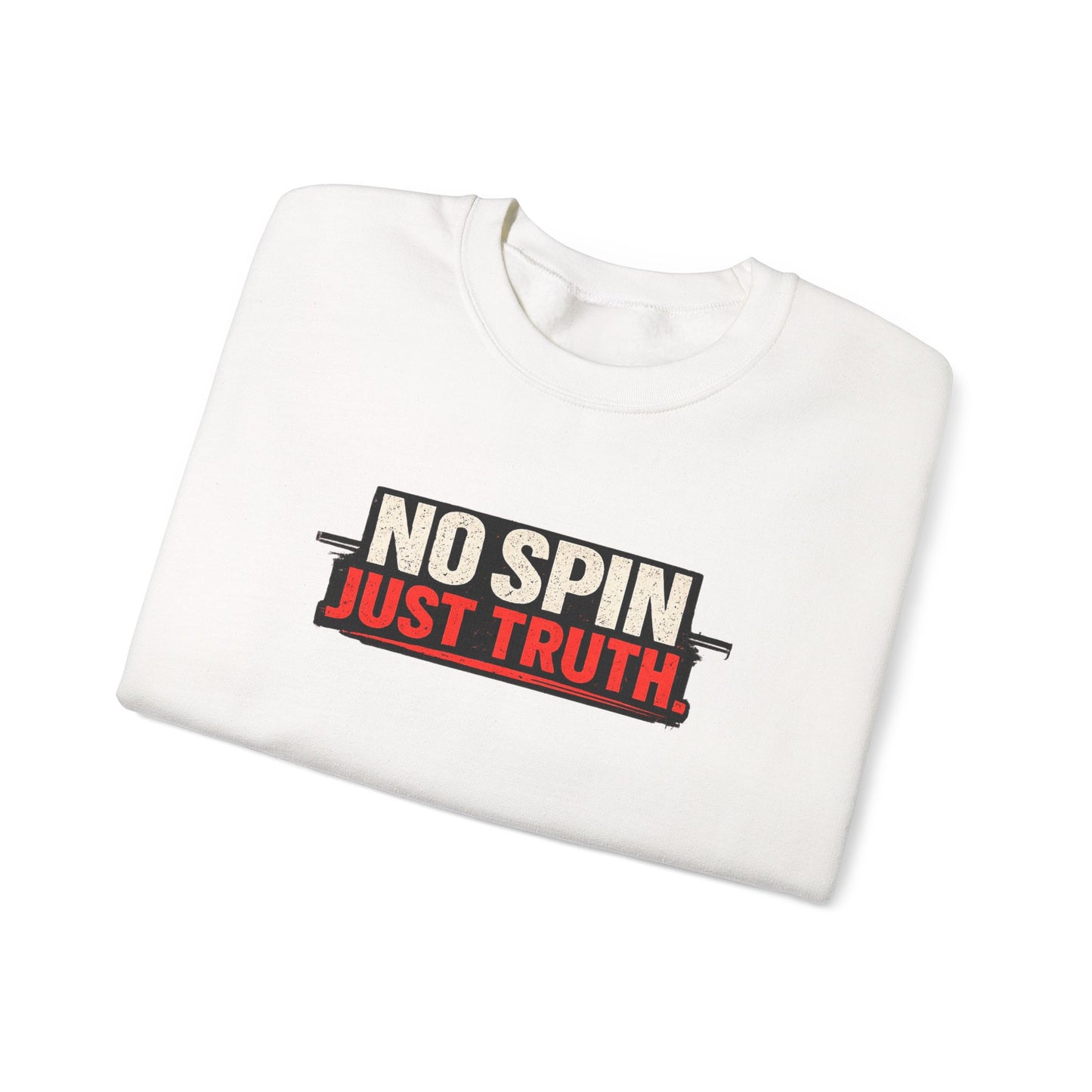 "No Spin Just Truth" Crewneck Sweatshirt