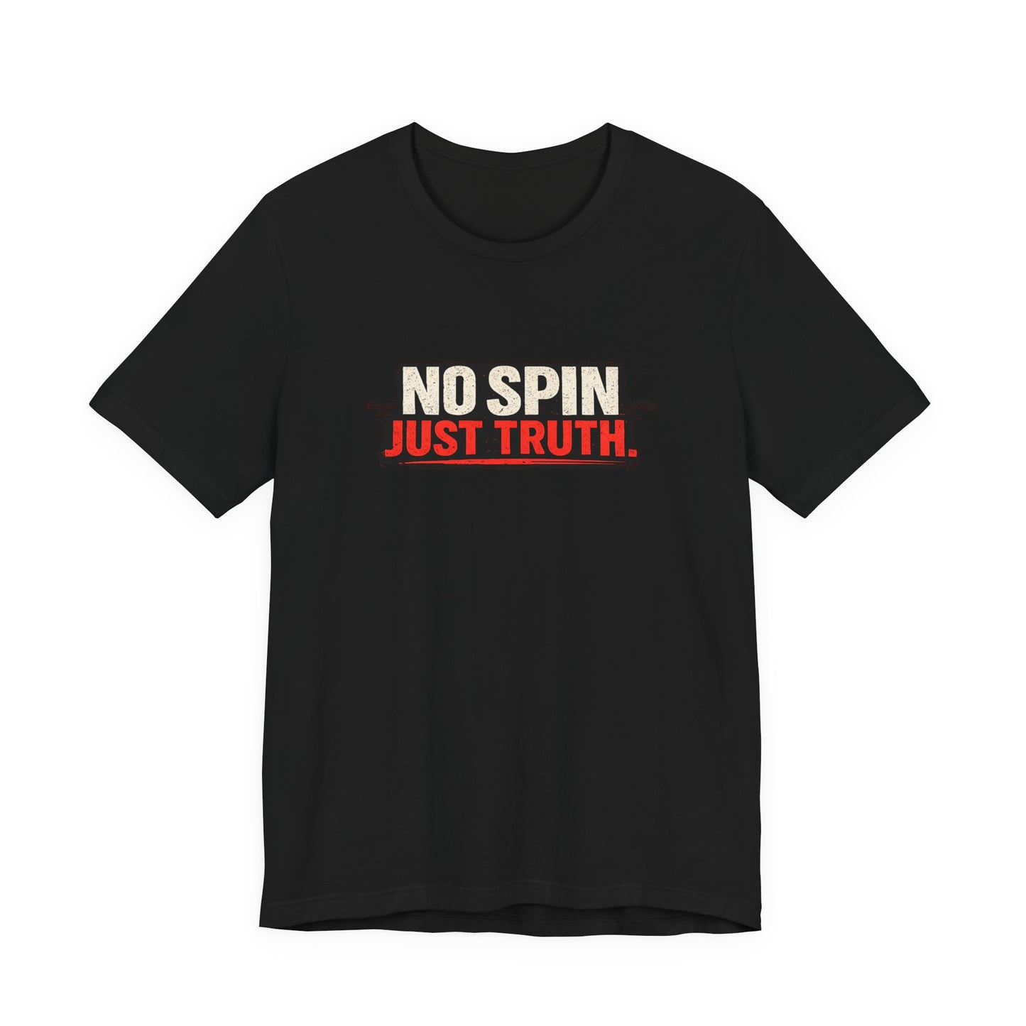 No Spin Just Truth Jersey T-Shirt