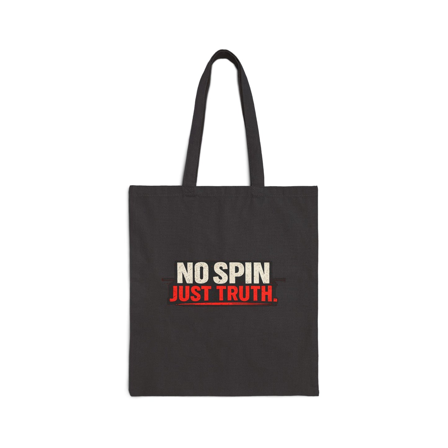"No Spin Just Truth" Tote Bag